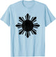 Philippines T Shirt Filipino Vintage Sun Pinoy Pinay T-Shirt - T-Shirt | Light Blue