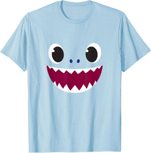 Pinkfong Baby Shark Daddy Shark T-Shirt - T-Shirt | Light Blue