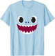 Pinkfong Baby Shark Daddy Shark T-Shirt - T-Shirt | Light Blue