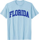 Vintage Florida Men Florida Women Retro Orange T-Shirt - T-Shirt | Light Blue