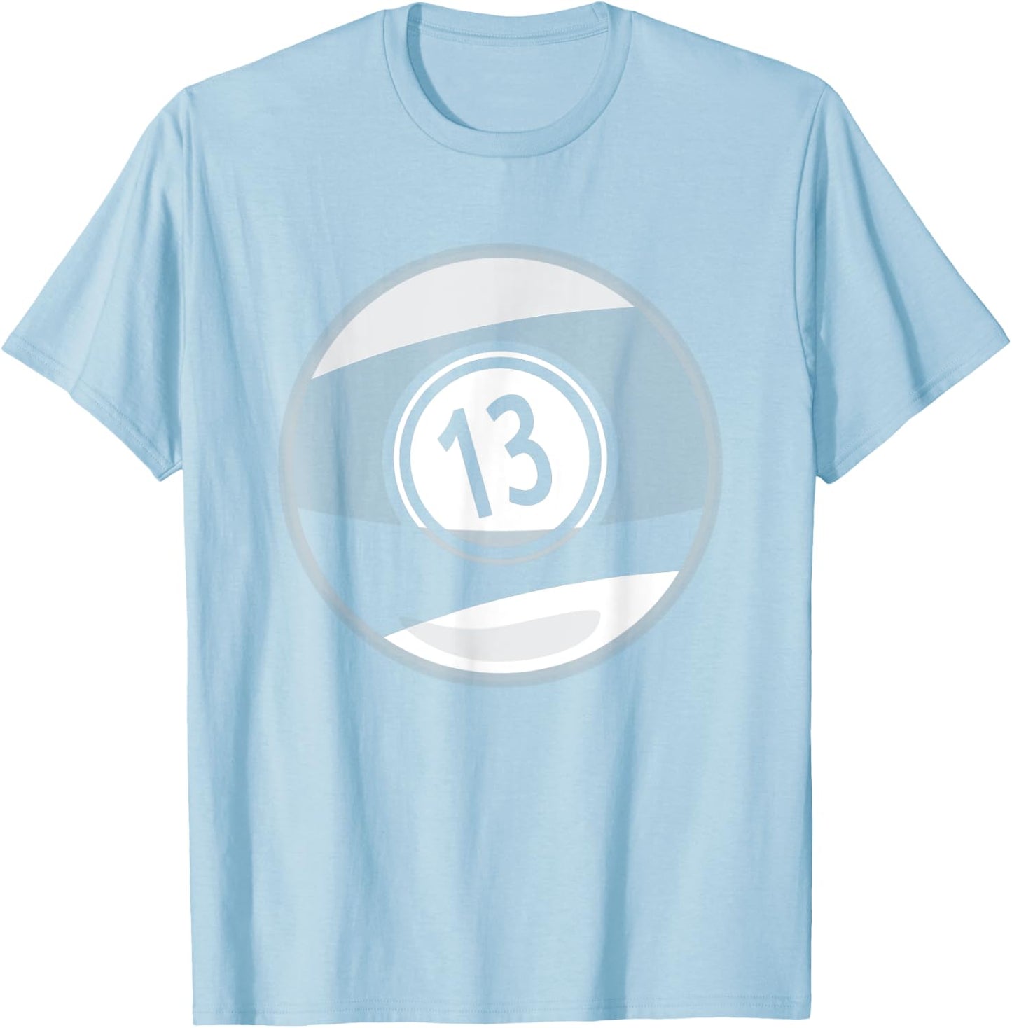 Matching Halloween Costume Set Billiard Balls 13 Ball T-Shirt - T-Shirt | Light Blue