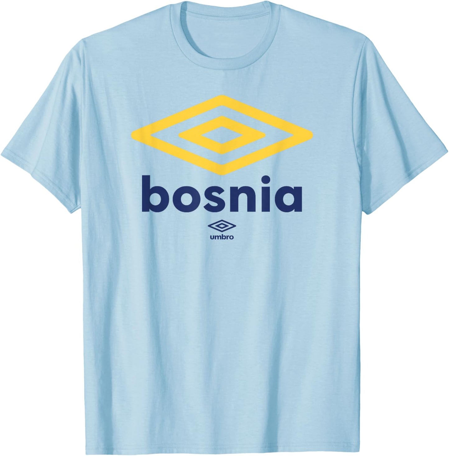 Umbro International Soccer Diamond Bosnia Logo T-Shirt - T-Shirt | Light Blue