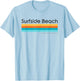 Retro Surfside Beach Vintage Design T-Shirt - T-Shirt | Light Blue