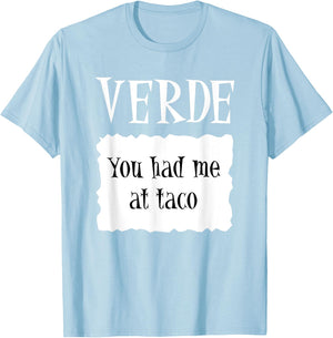 VERDE - Hot Packet Halloween Taco Costume T-Shirt - T-Shirt | Light Blue