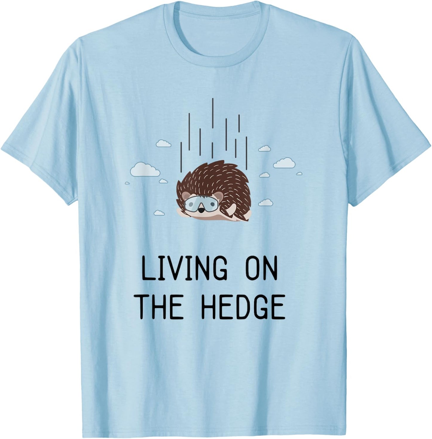 Hedgehog Joke Kids Cute Hedgehog Puns for Girls Women Funny T-Shirt - T-Shirt | Light Blue