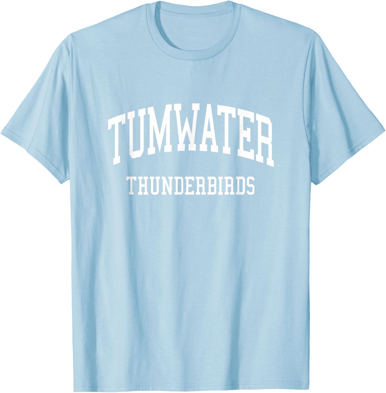Tumwater High School HS Tumwater WA Retro Sports T-Shirt - T-Shirt | Light Blue