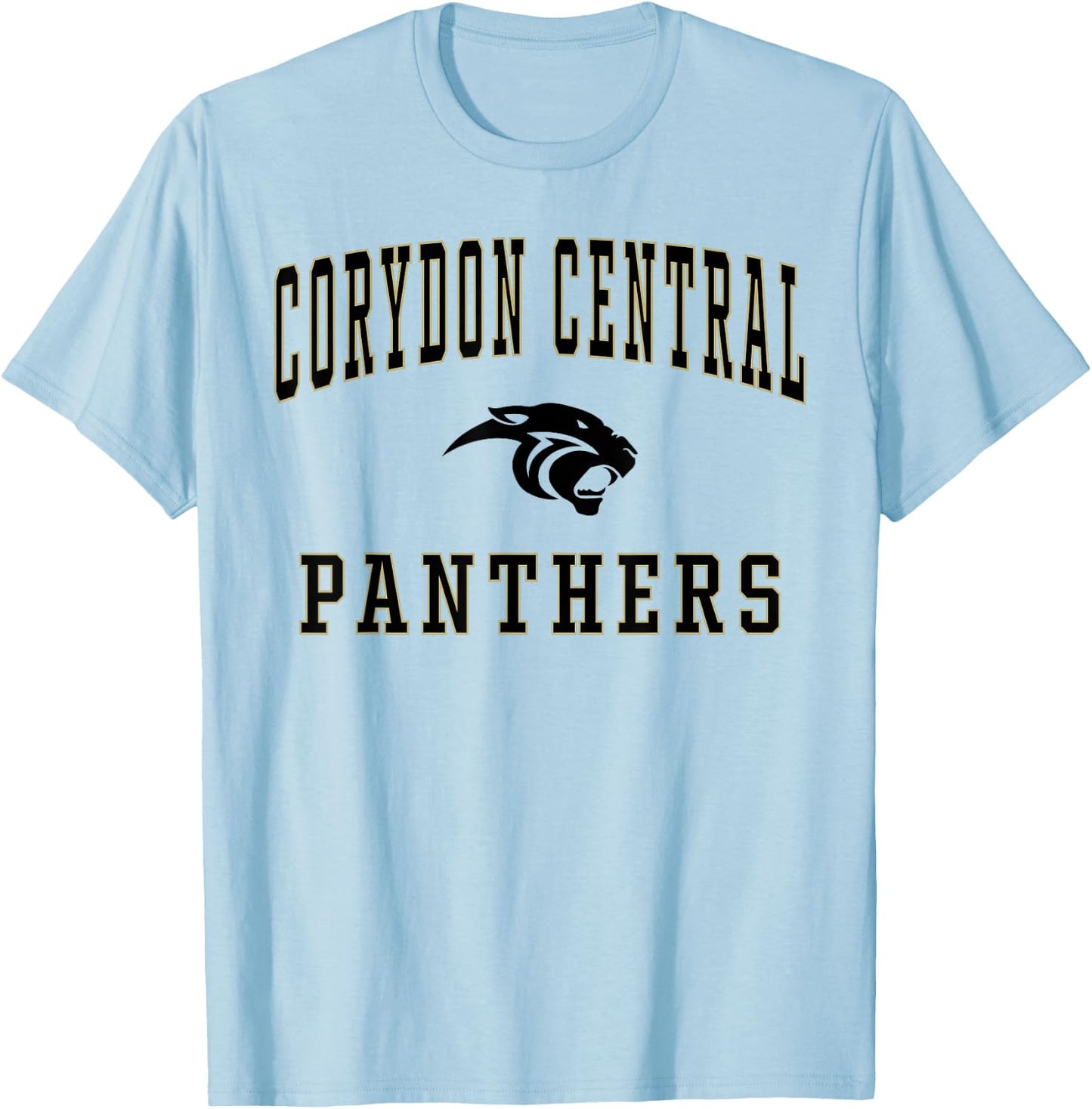 Corydon Central High School Panthers T-Shirt - T-Shirt | Light Blue