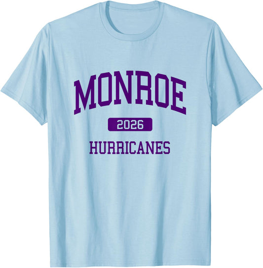 Monroe Area High School Class of 2026 Monroe GA T-Shirt - T-Shirt | Light Blue