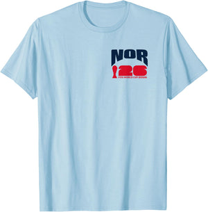 FIFA World CUP26 Norway Ball in Goal T-Shirt - T-Shirt | Light Blue