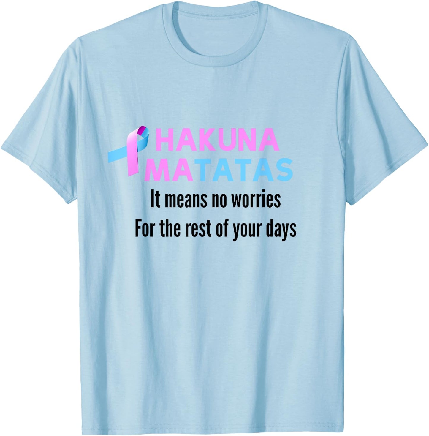 Previvor breast cancer awareness shirt T-Shirt - T-Shirt | Light Blue