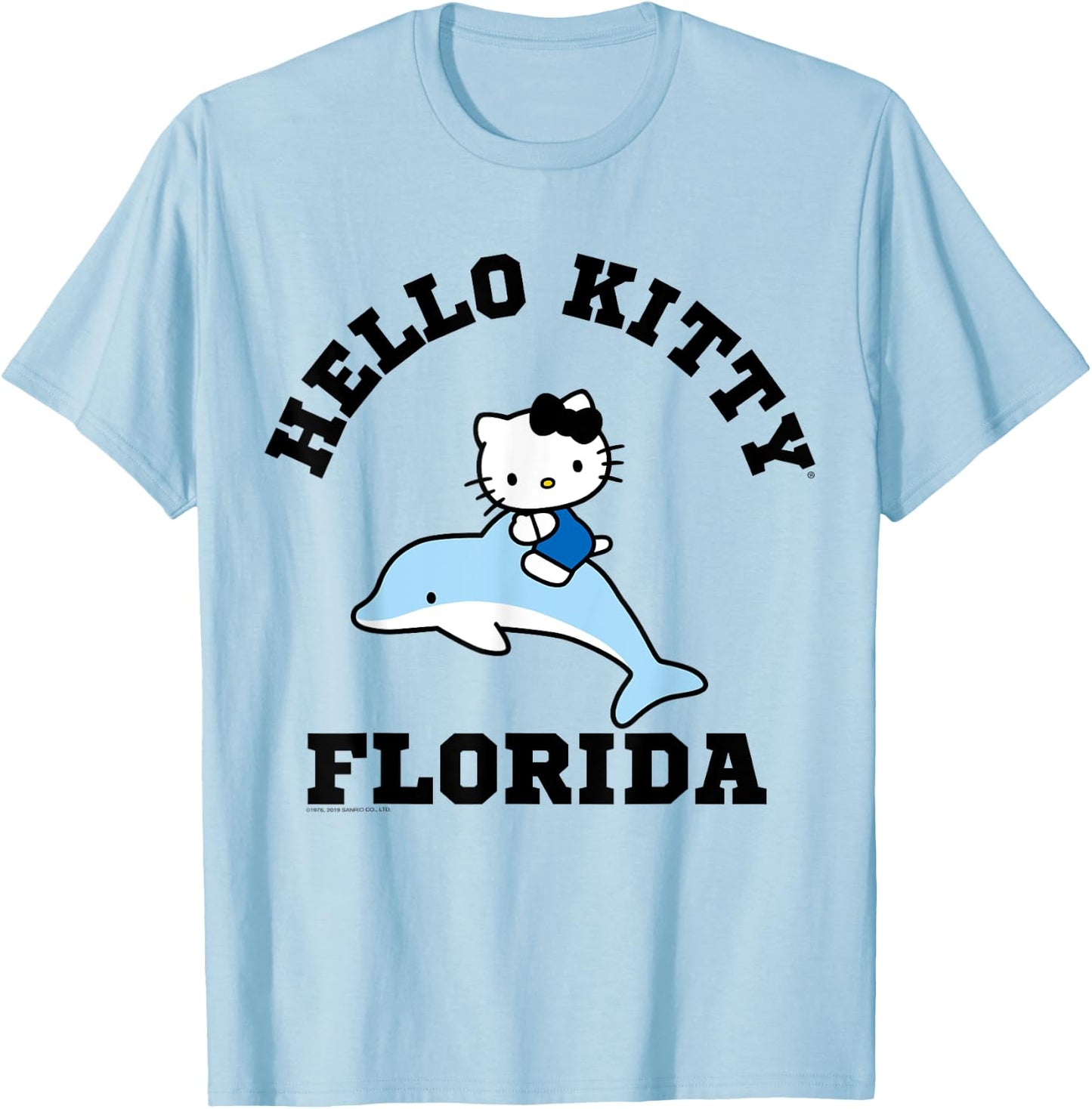 Hello Kitty Florida Dolphin Shirt T-Shirt - T-Shirt | Light Blue