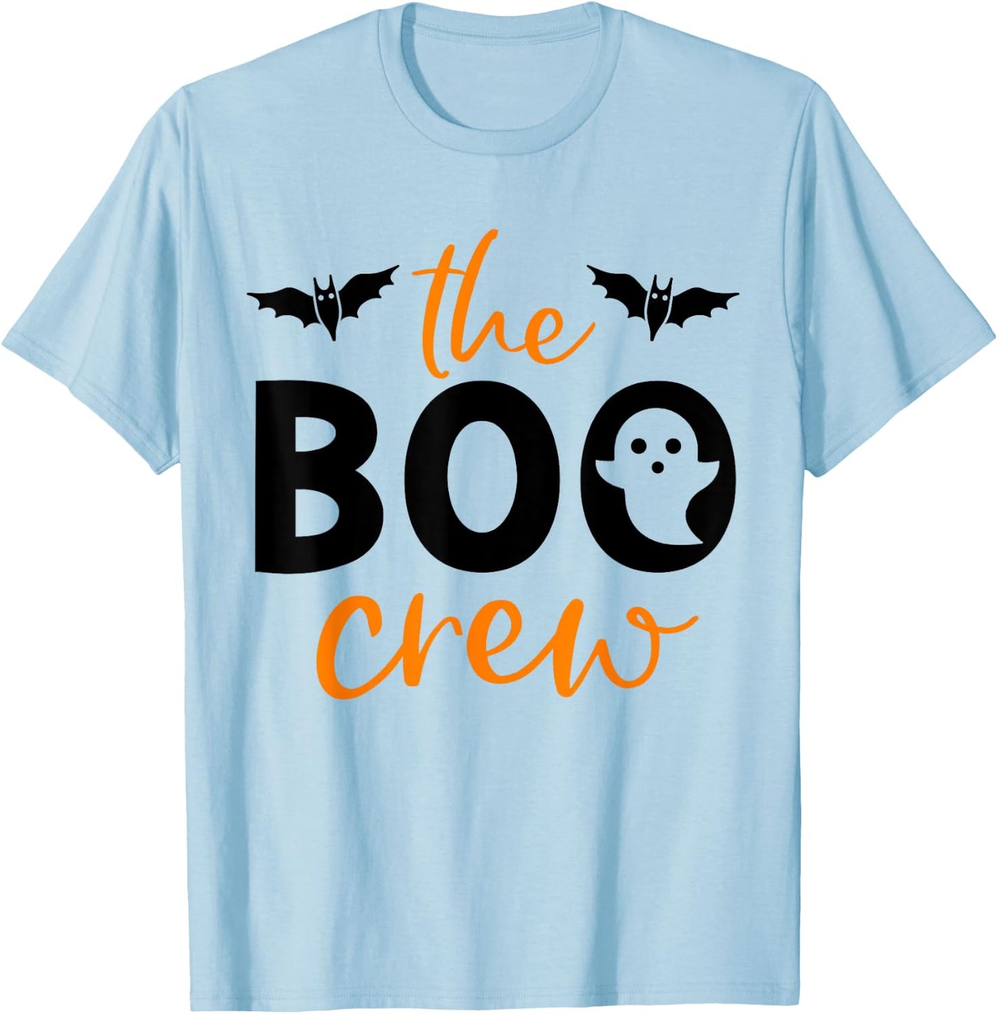 The Boo Crew Shirt Matching Halloween Family Shirts Pajamas T-Shirt - T-Shirt | Light Blue