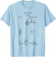 Yoyo Vintage Yo-Yo print patent yoyo player Yo Yo Tricks T-Shirt - T-Shirt | Light Blue