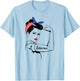 Veteran Rosie The Riveter T Shirt Veterans T-Shirt - T-Shirt | Light Blue