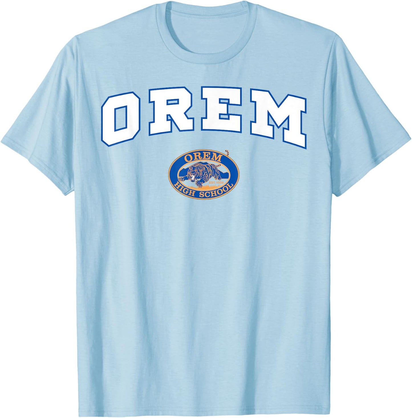 Orem High School Tigers C2 T-Shirt - T-Shirt | Light Blue