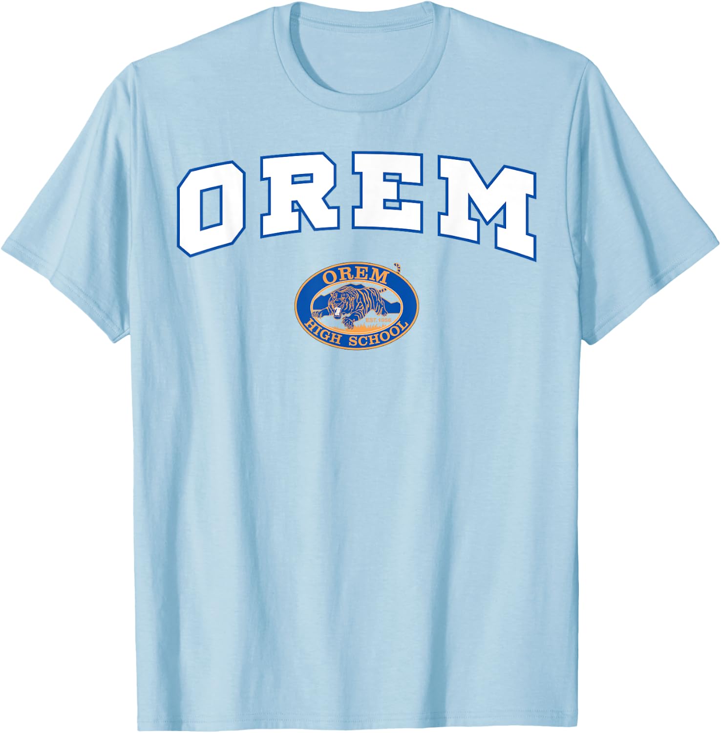 Orem High School Tigers C2 T-Shirt - T-Shirt | Light Blue