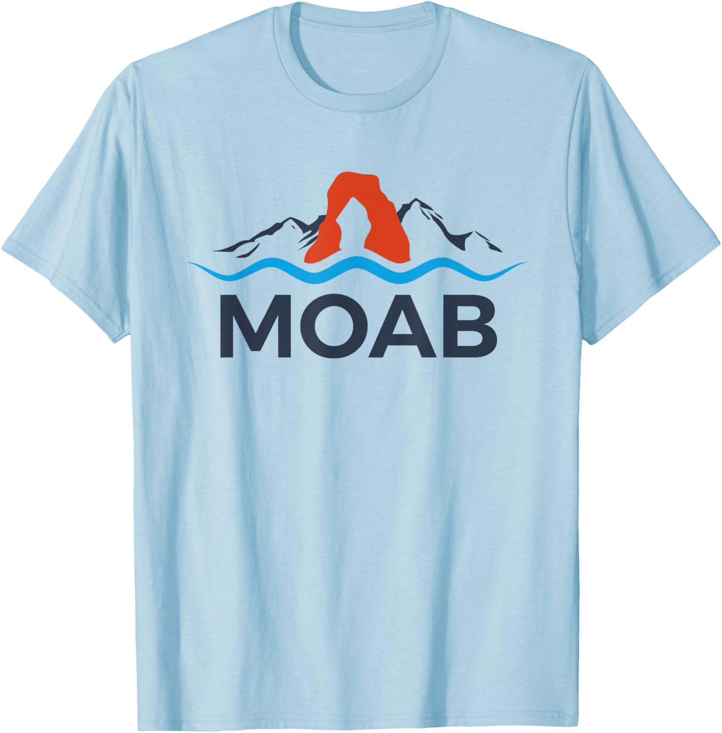 Moab Shirt Moab Utah Arches National Park T-Shirt - T-Shirt | Light Blue