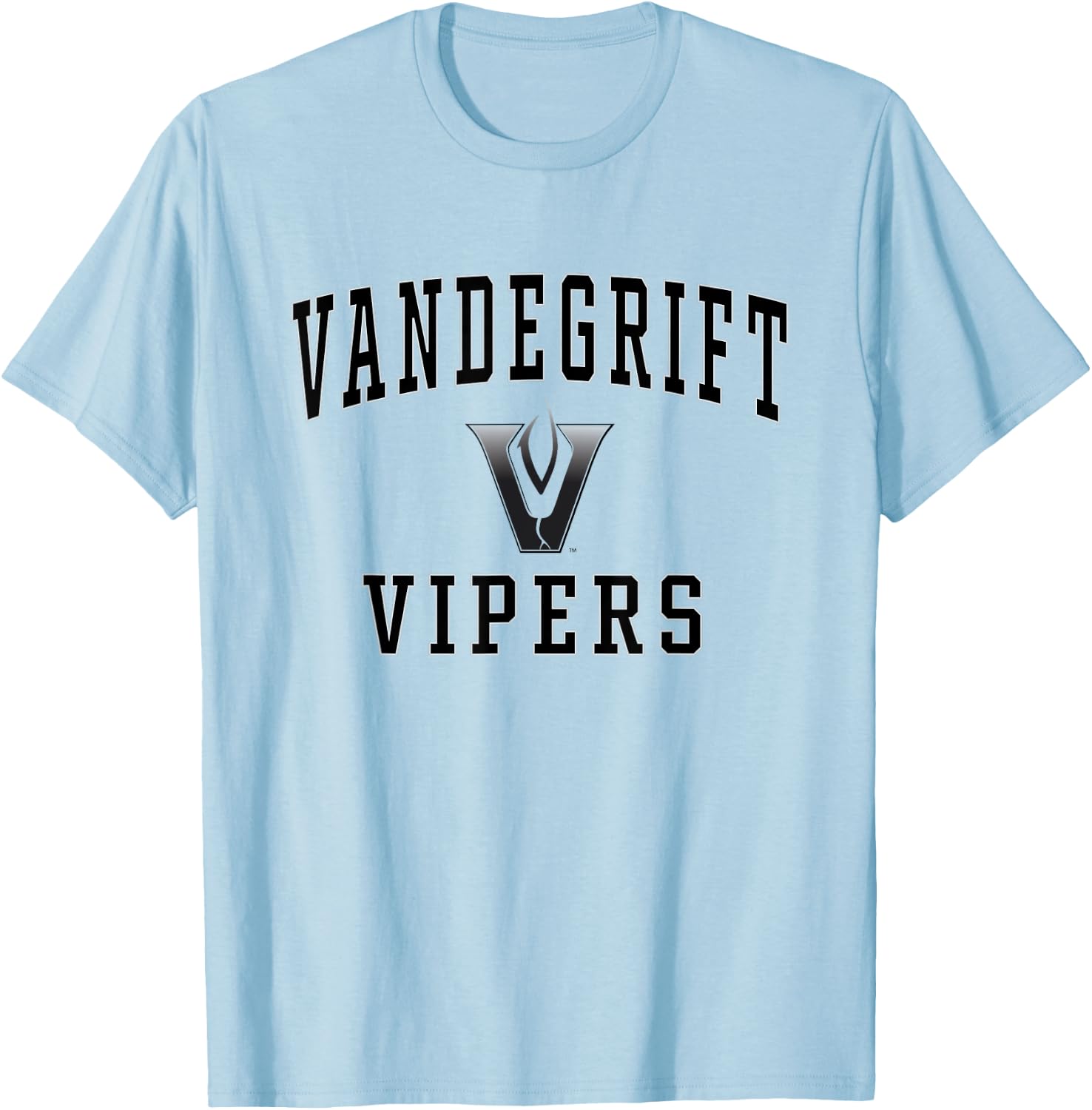 Vandegrift High School Vipers C1 T-Shirt - T-Shirt | Light Blue