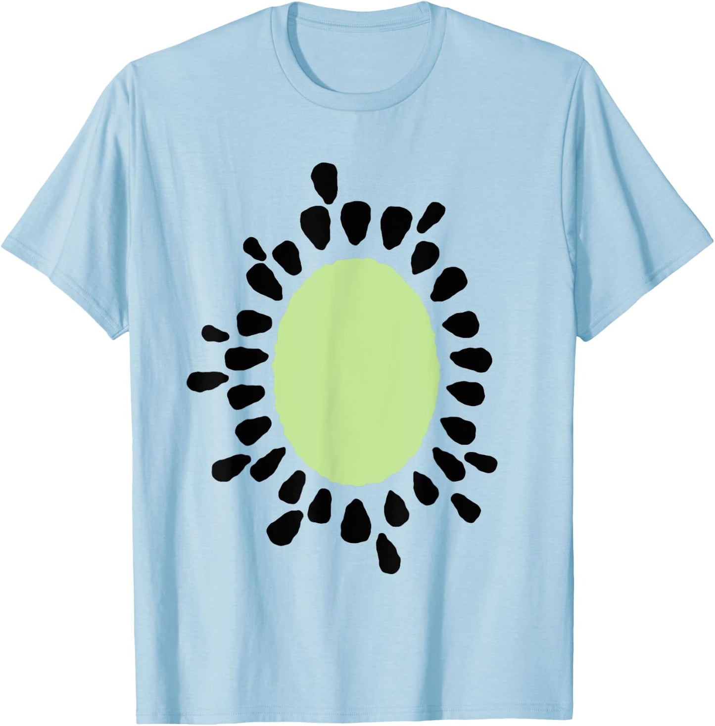 Kiwi Easy Costume Halloween Fruit Lover School Teacher Fun Women Kids T-Shirt - T-Shirt | Light Blue