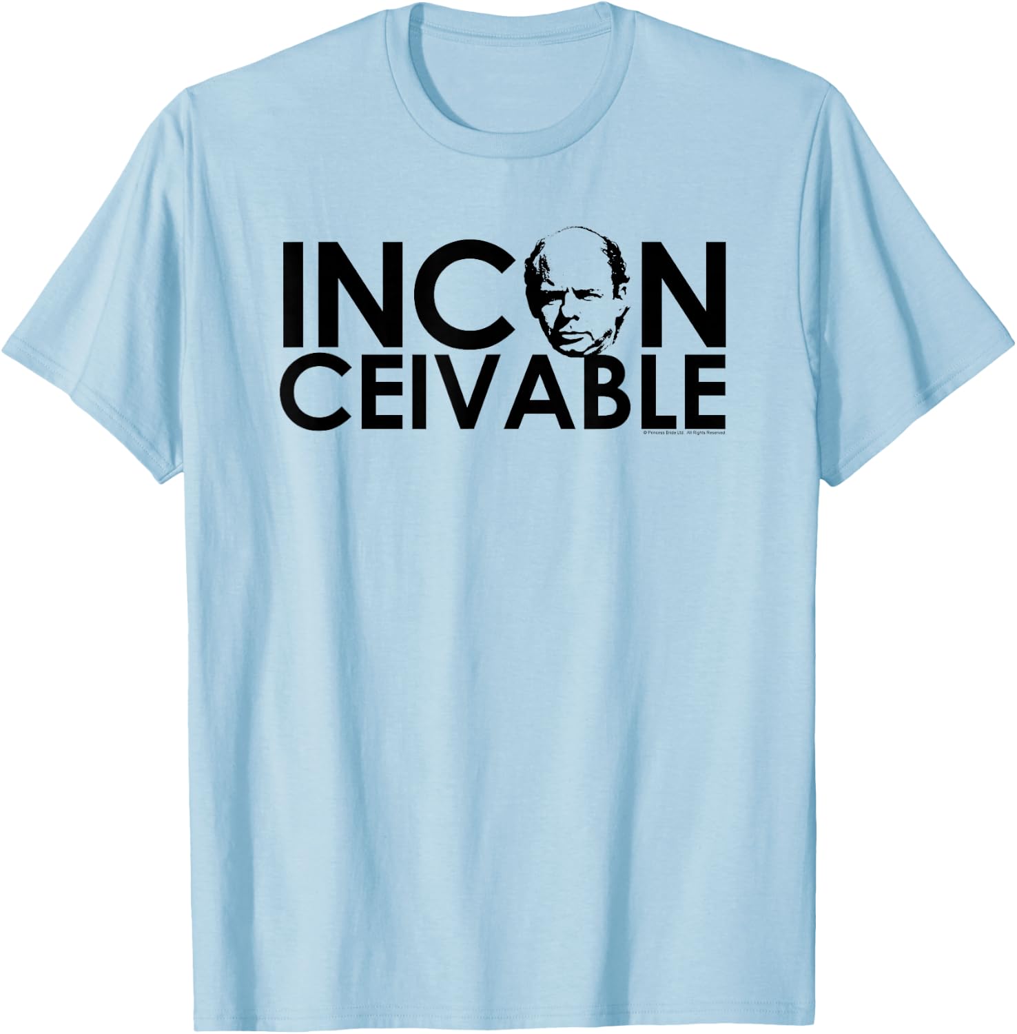 The Princess Bride Inconceivable Retro Movie T-Shirt - T-Shirt | Light Blue