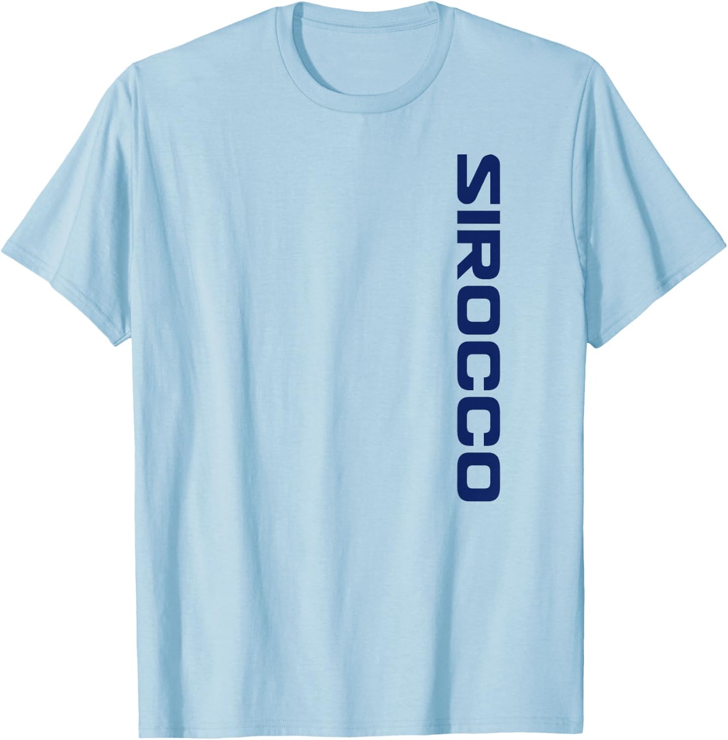 Sirocco below the deck shirt Updated with Boat on Back Side T-Shirt - T-Shirt | Light Blue