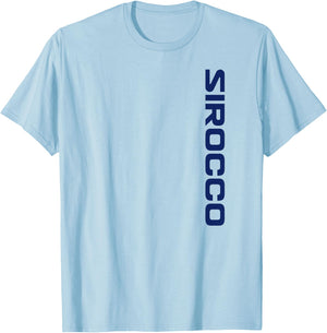 Sirocco below the deck shirt Updated with Boat on Back Side T-Shirt - T-Shirt | Light Blue
