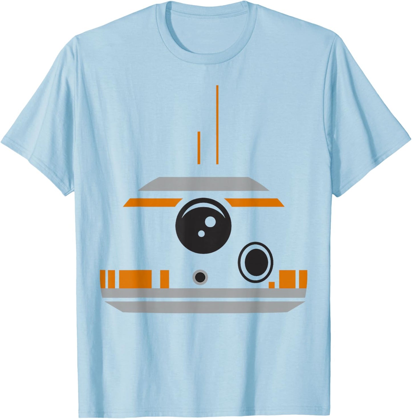 Star Wars The Force Awakens BB-8 Big Face Costume Halloween T-Shirt - T-Shirt | Light Blue