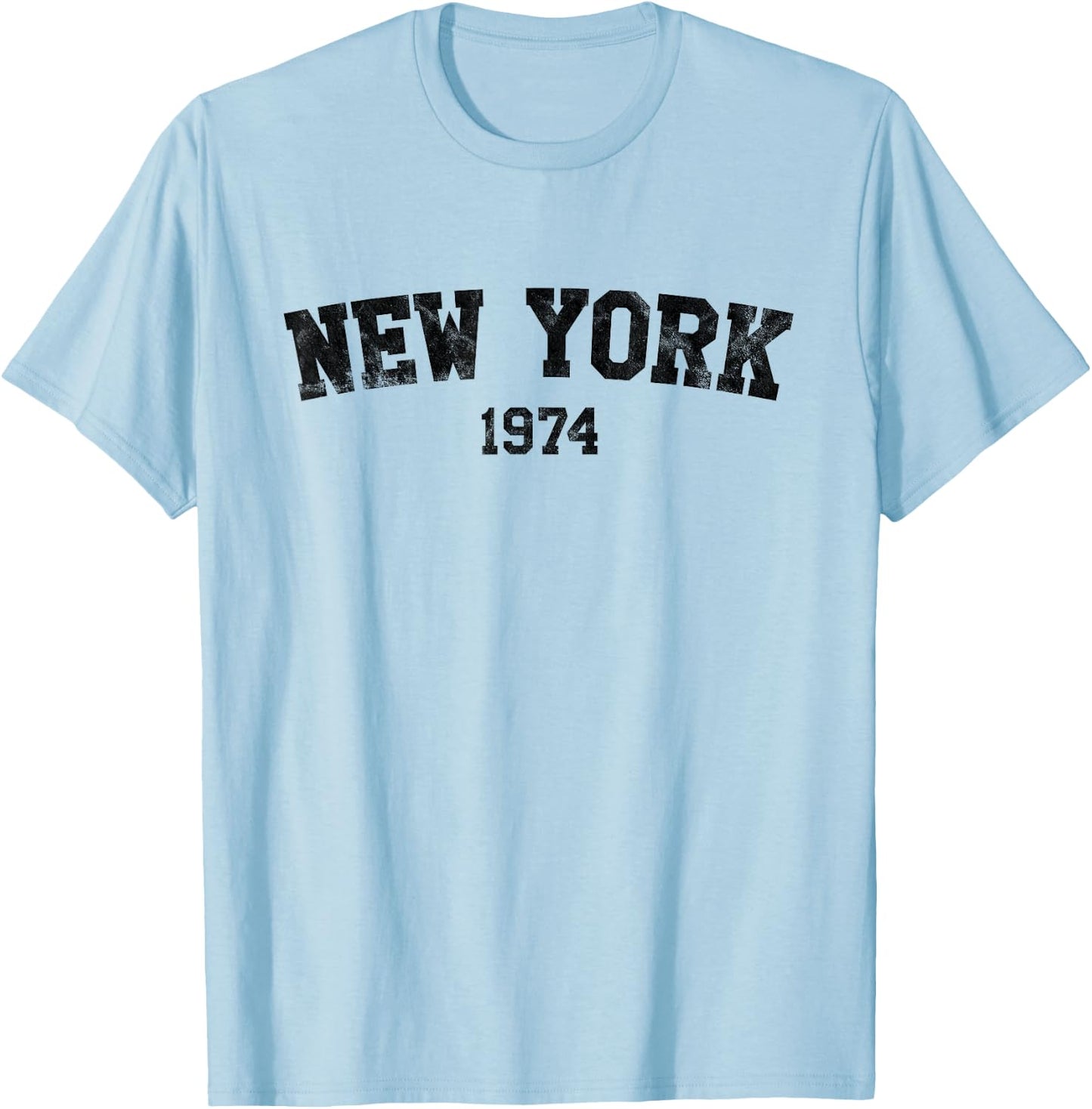 Vintage New York 1974 T-Shirt - T-Shirt | Light Blue