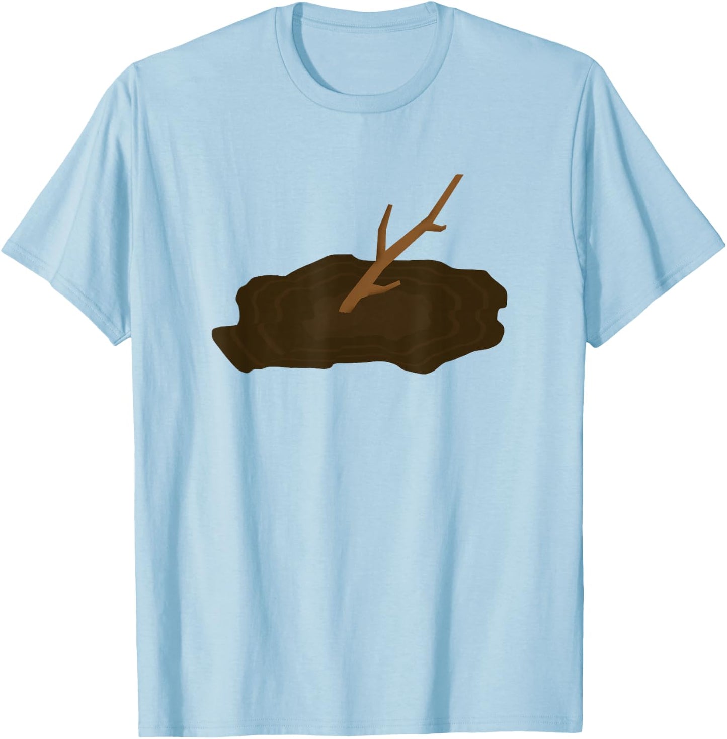 Grumpy Stick in the mud Funny T-Shirt - T-Shirt | Light Blue