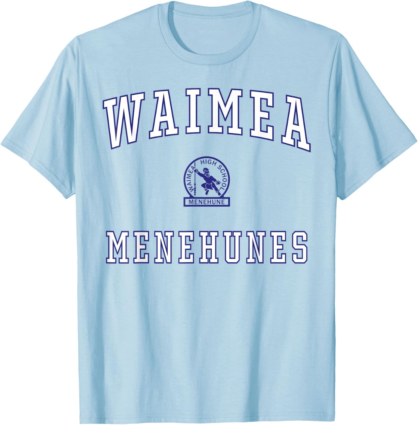 Waimea High School Menehunes T-Shirt - T-Shirt | Light Blue