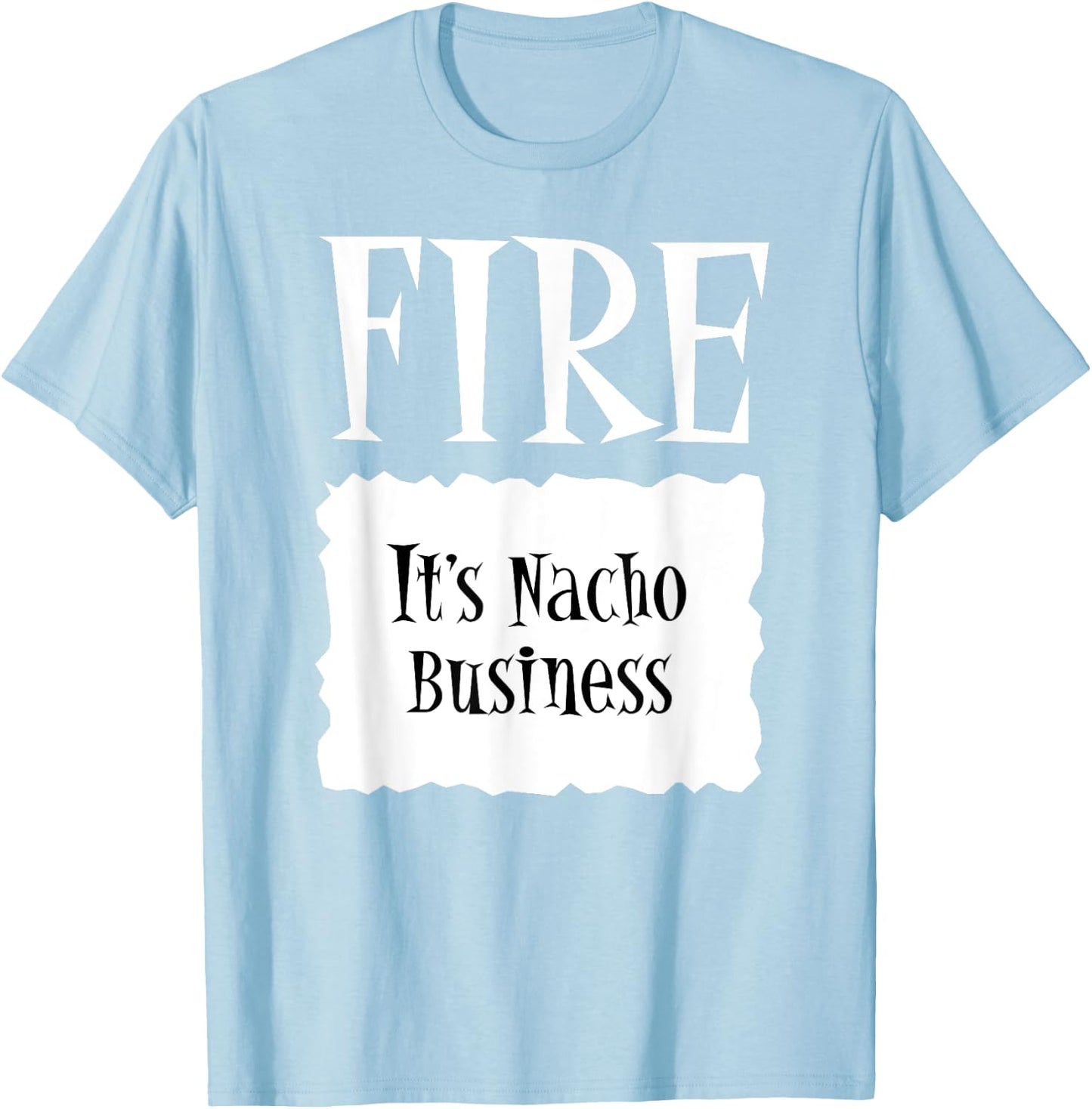FIRE - Hot Packet Halloween Taco Costume T-Shirt - T-Shirt | Light Blue