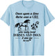 Once Upon A Time There Was A Girl Who Loved Horses And Dogs T-Shirt - T-Shirt | Light Blue