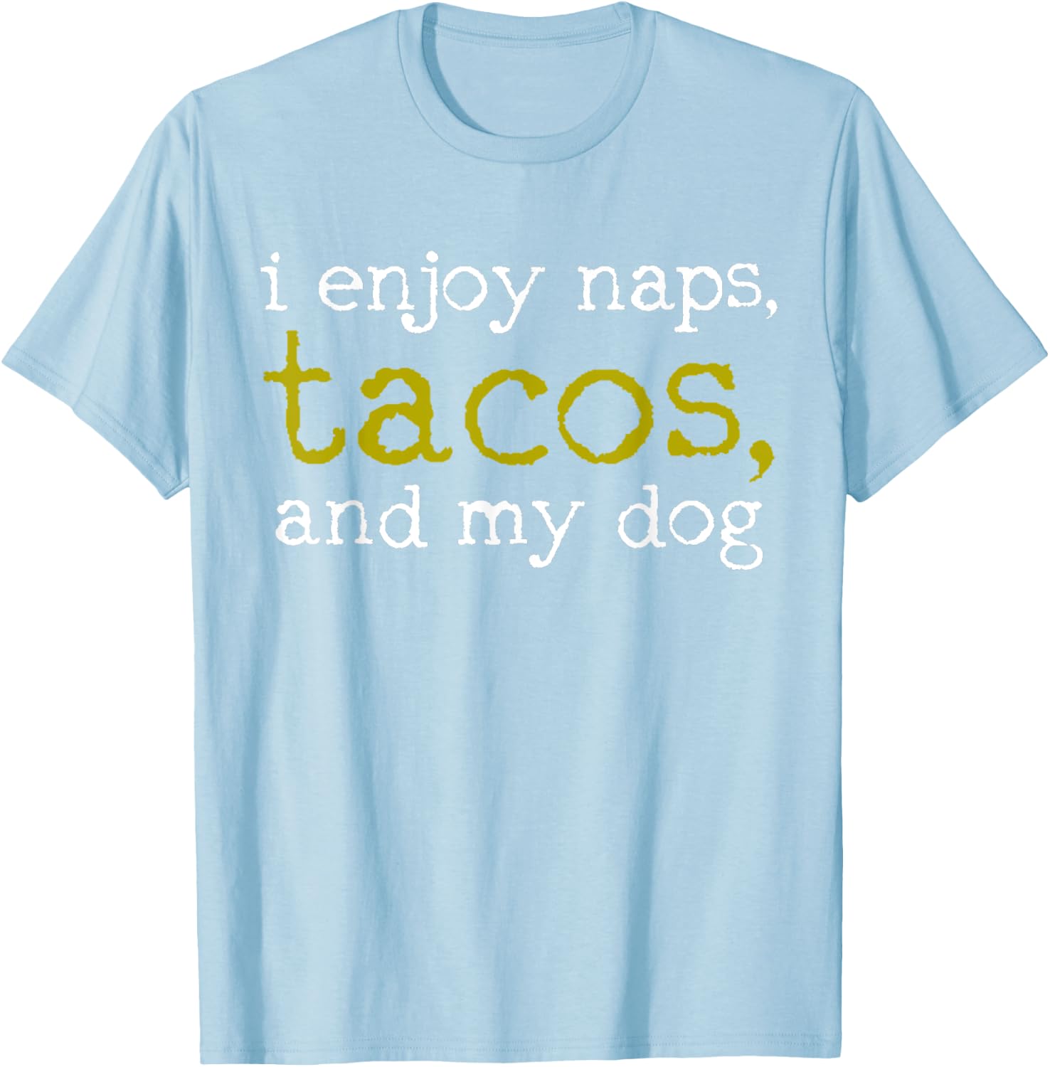 Taco Mexican Food Taco Nap Dog Lover Gift Women Kids T-Shirt - T-Shirt | Light Blue