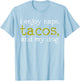 Taco Mexican Food Taco Nap Dog Lover Gift Women Kids T-Shirt - T-Shirt | Light Blue