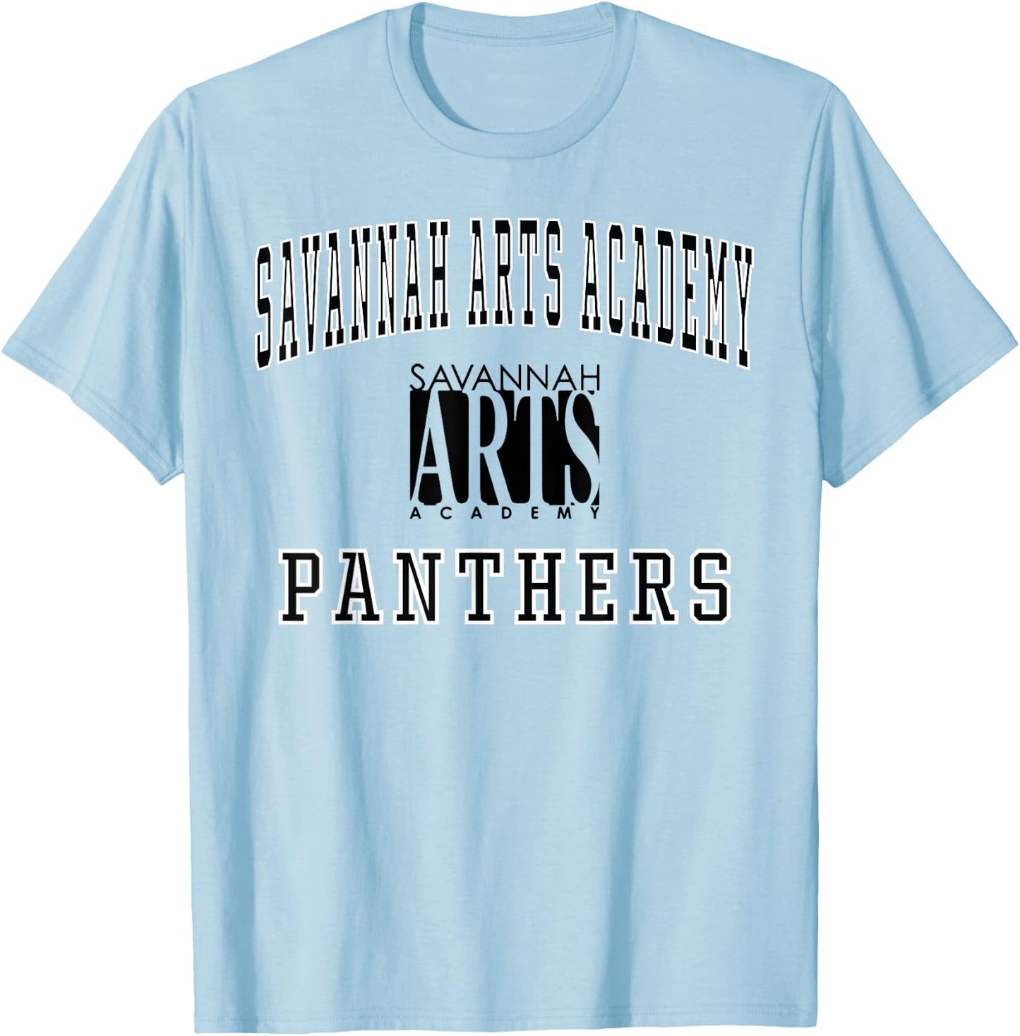 Savannah Arts Academy Panthers C1 T-Shirt - T-Shirt | Light Blue