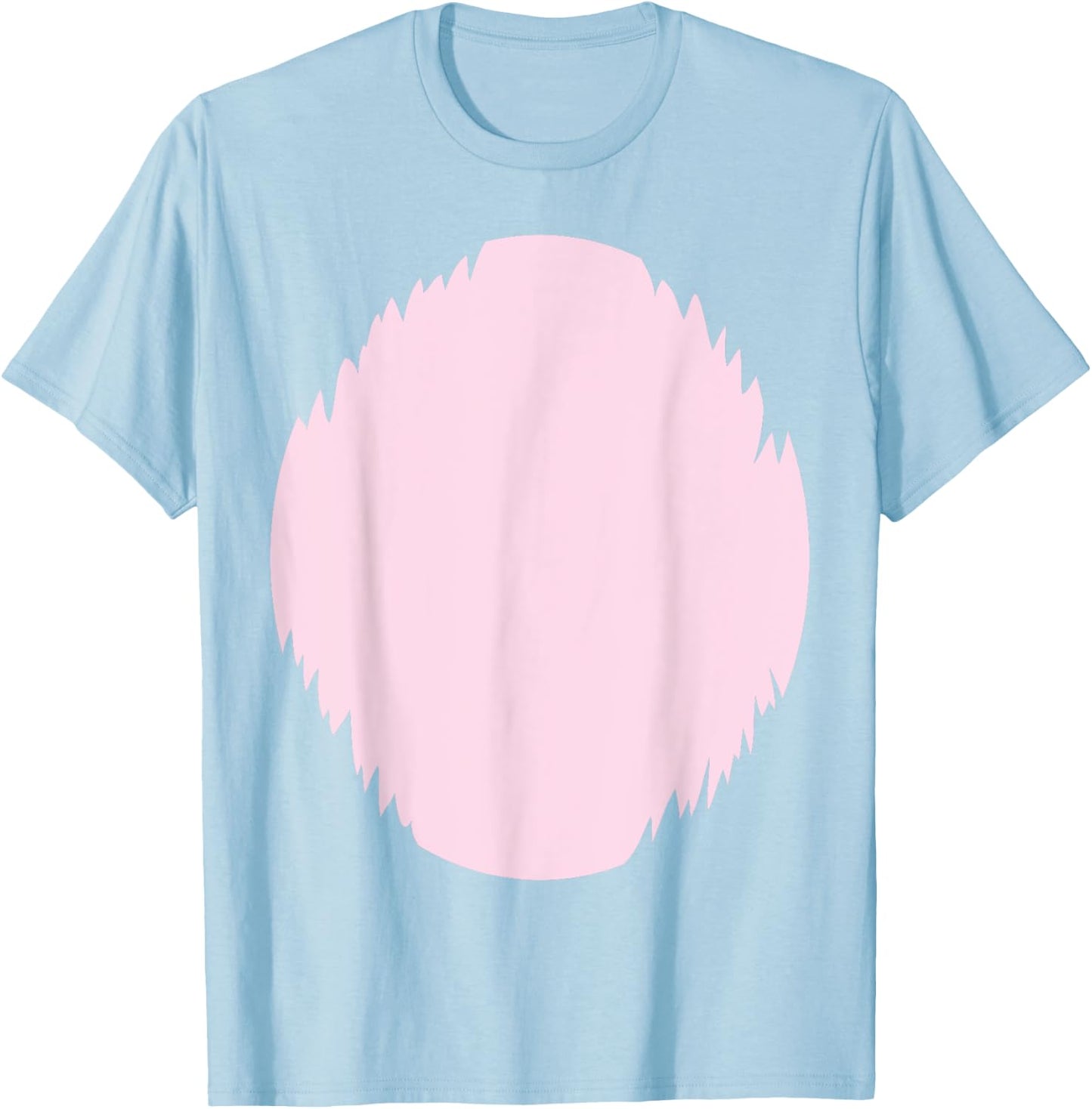 Cute Easter Bunny Costume Pink White Belly Dress Up Shirt T-Shirt - T-Shirt | Light Blue