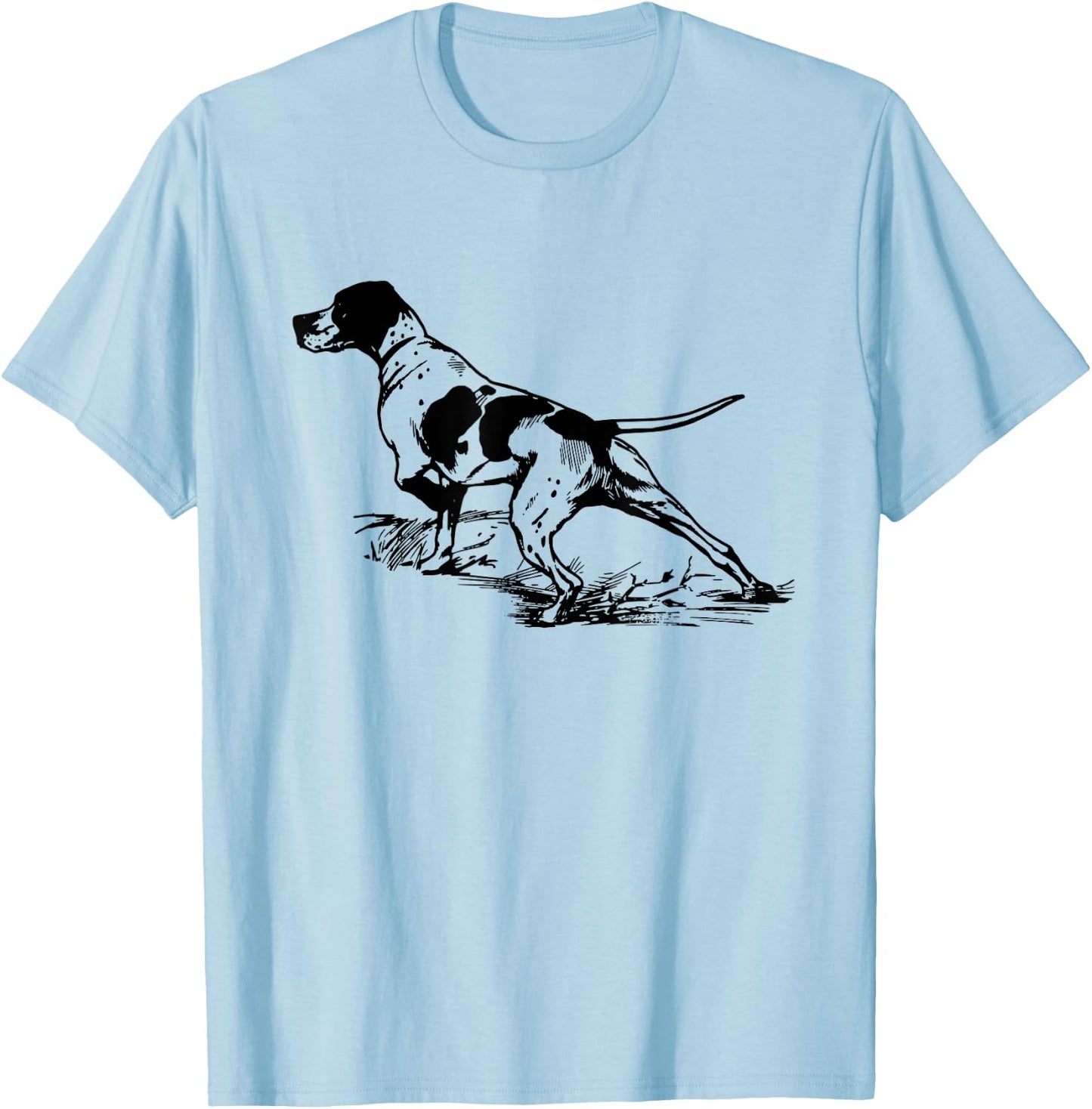 English Pointer Dog Hunting Dog Shirt Men Women Girls Kids T-Shirt - T-Shirt | Light Blue