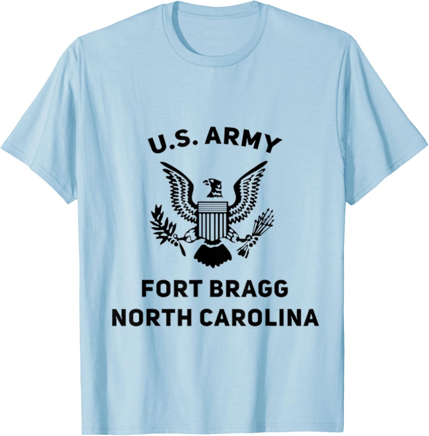 U.S Army Fort Bragg North Carolina Support T-Shirt - T-Shirt | Light Blue