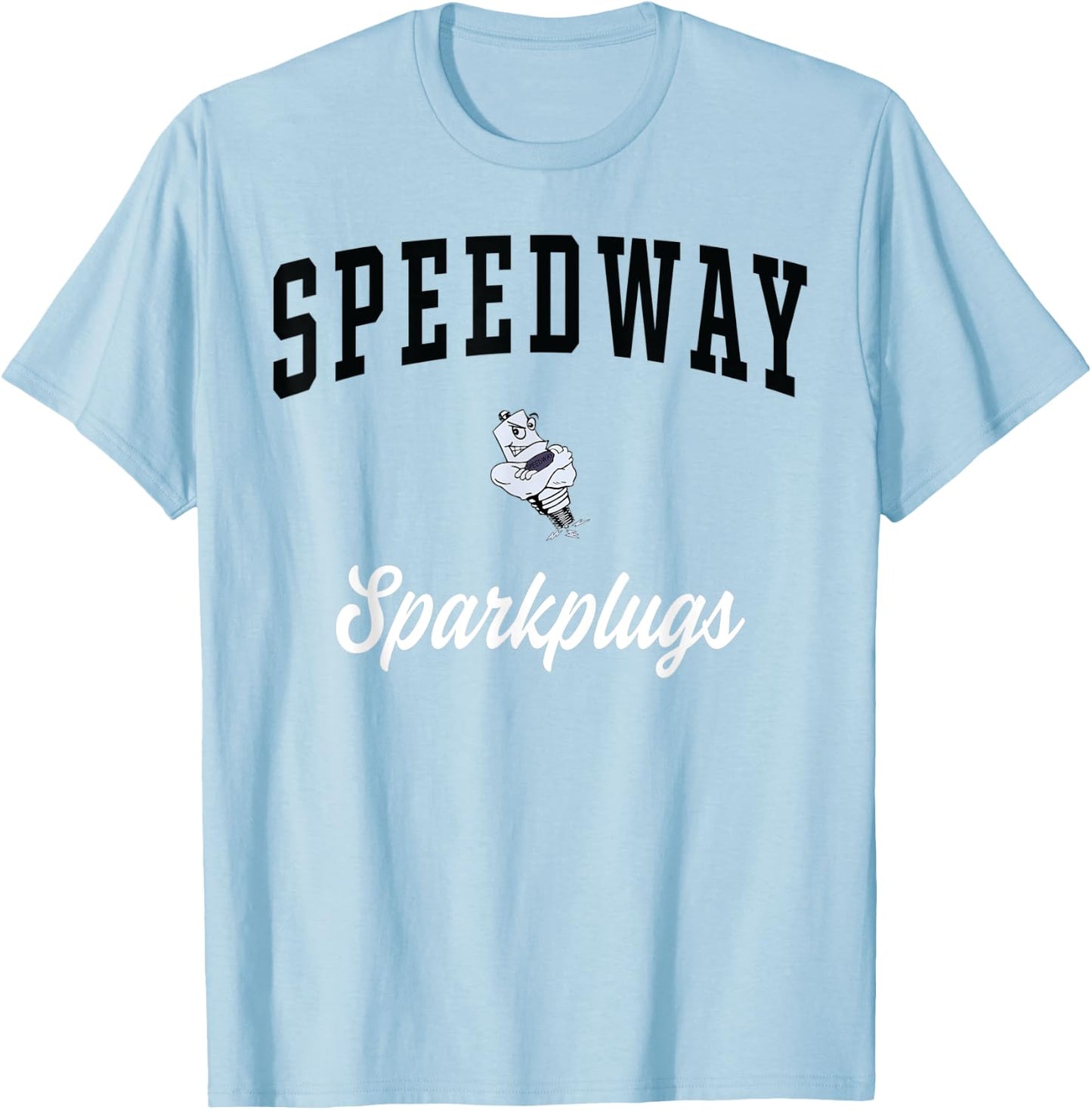 Speedway High School Sparkplugs T-Shirt - T-Shirt | Light Blue