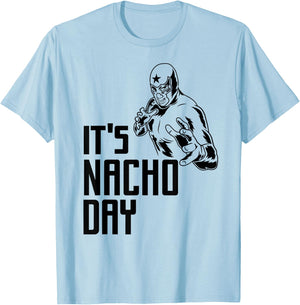 It's Nacho (Not Your) Day Lucha Libre Mexican T-Shirt - T-Shirt | Light Blue