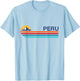 Peru Colorful Landscape T-Shirt - T-Shirt | Light Blue