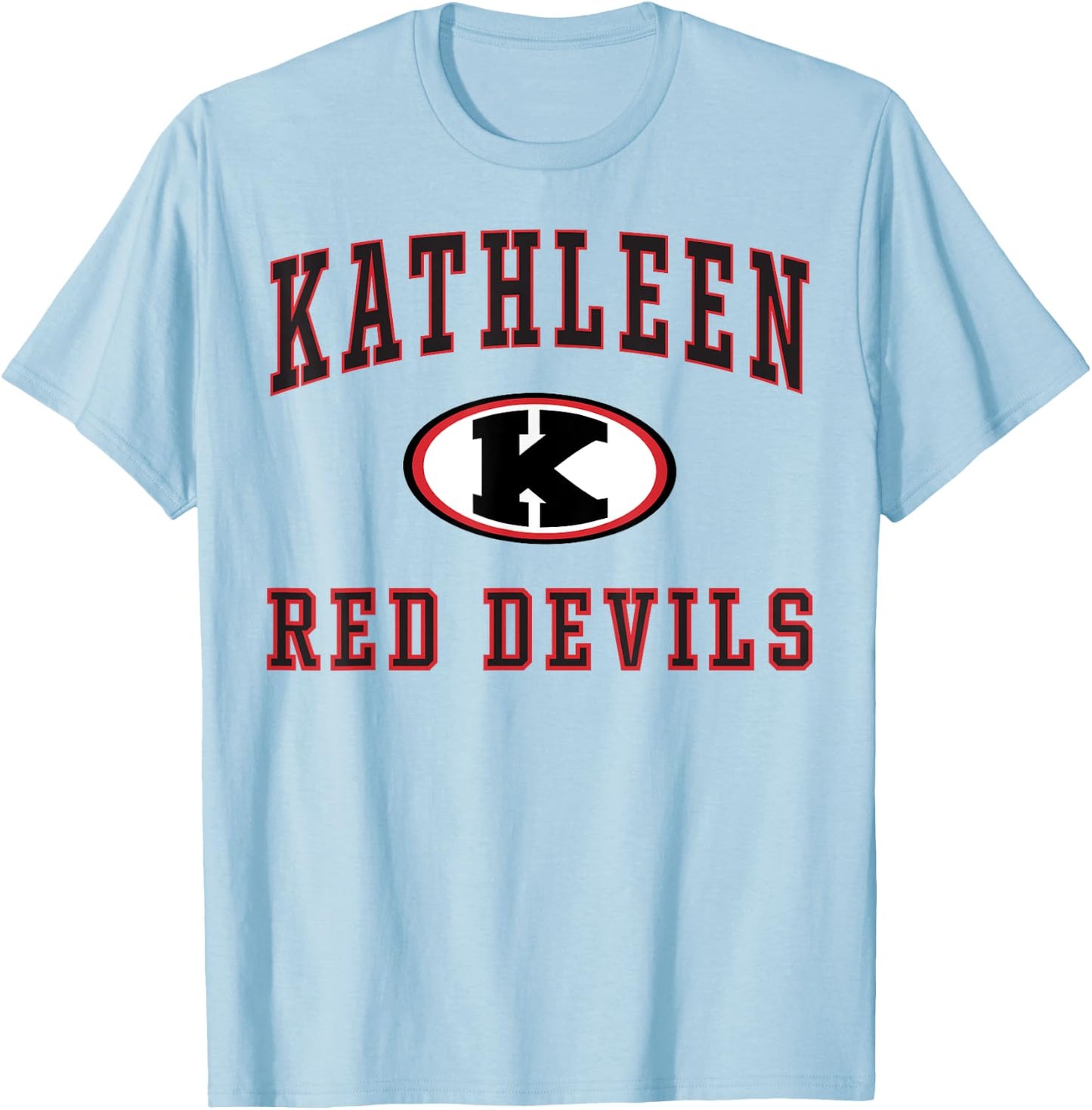 Kathleen High School Red Devils C1 T-Shirt - T-Shirt | Light Blue