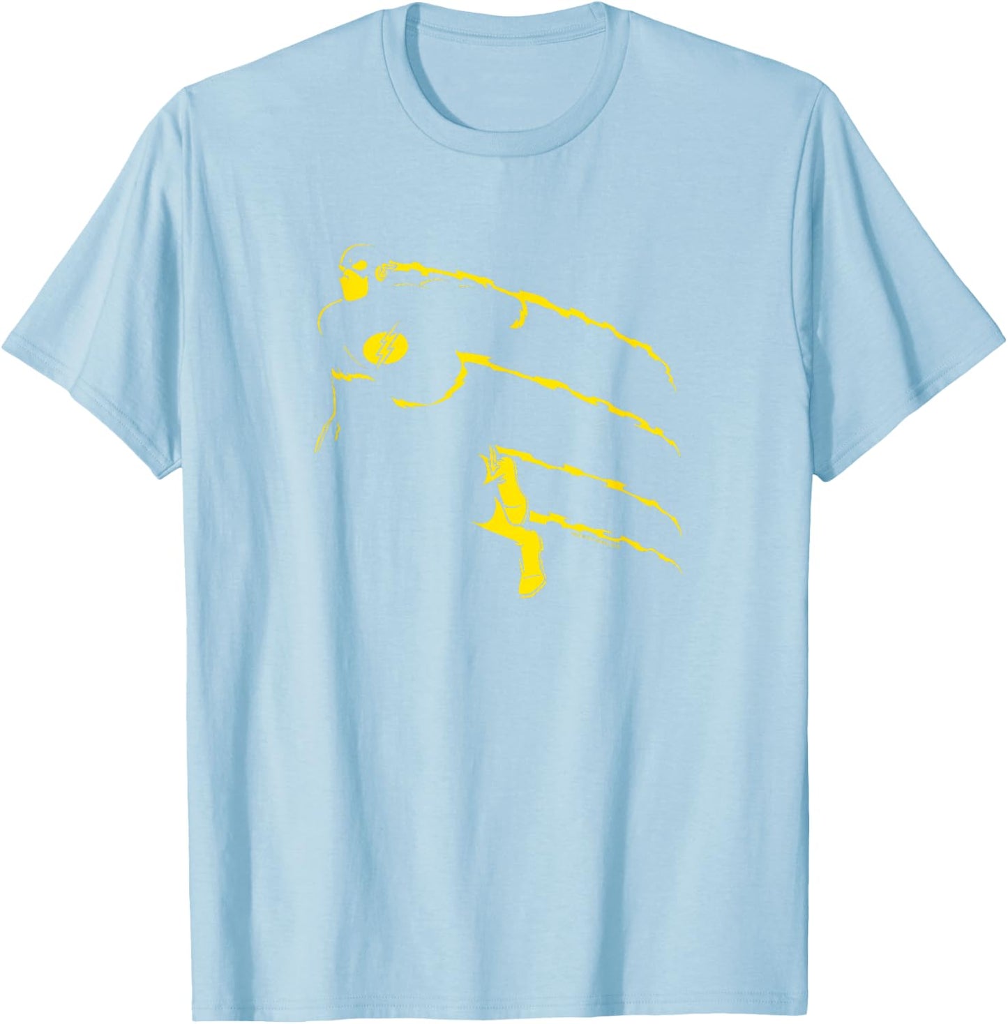 DC Comics The Flash -Adults & Kids Red Short Sleeve - Small T-Shirt - T-Shirt | Light Blue
