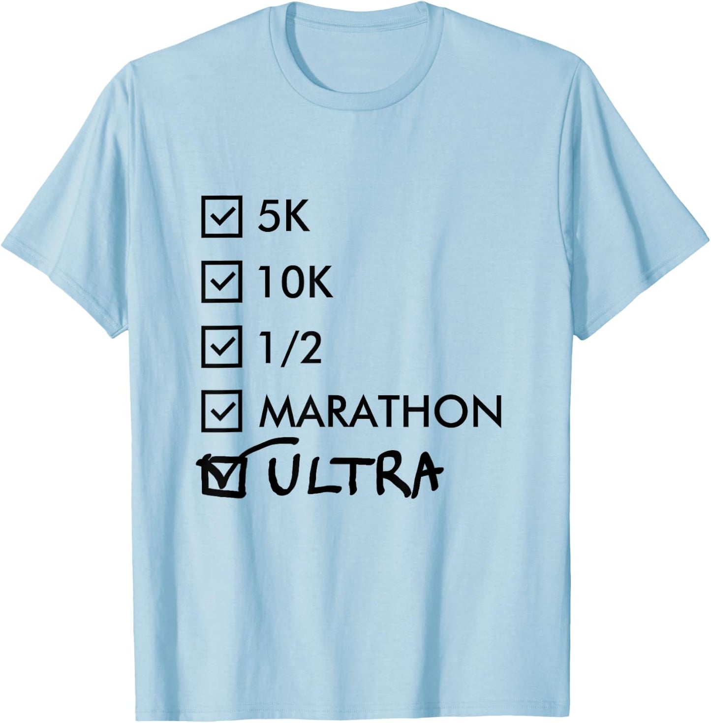 Ultra Marathon Finisher - Running T-Shirt - T-Shirt | Light Blue
