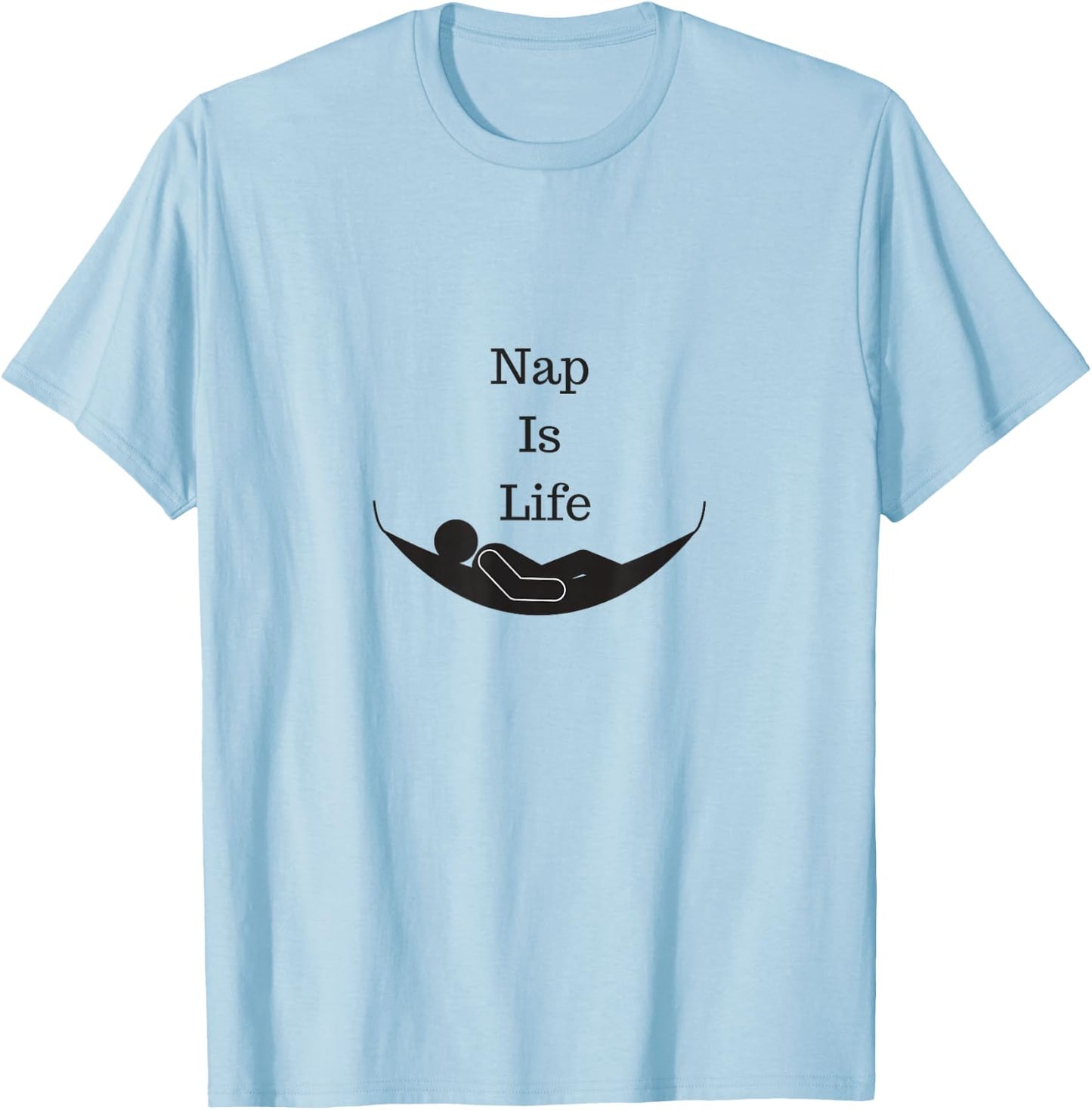Sleepyhead Nap is Life Sleep Resting Fun Pajama T-Shirt - T-Shirt | Light Blue