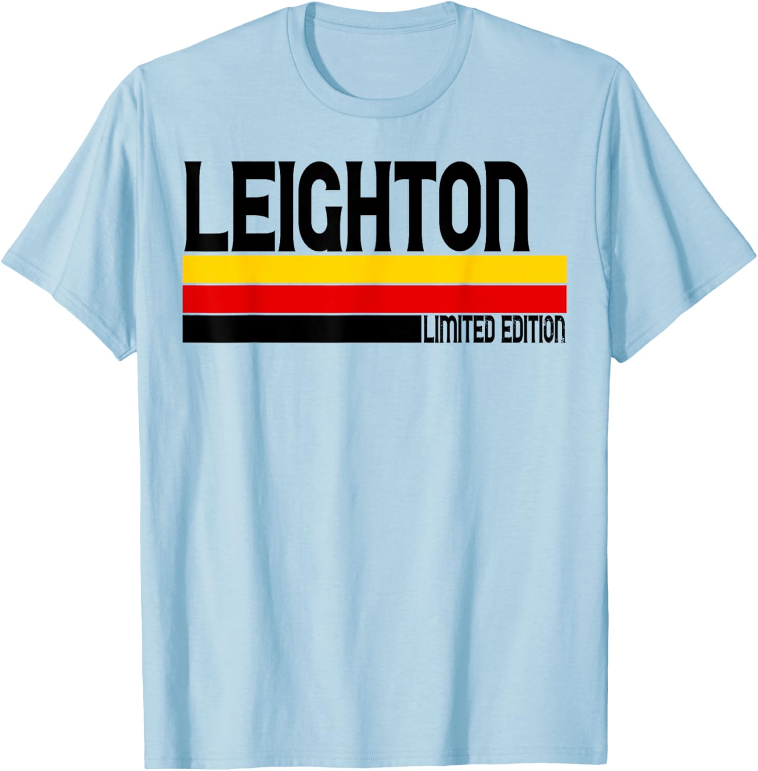 LEIGHTON Name Personalized Cute Idea Vintage Women LEIGHTON T-Shirt - T-Shirt | Light Blue