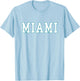 Miami - Throwback Design - Classic T-Shirt - T-Shirt | Light Blue