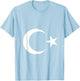 Turkey Flag Turkish Flag Shirt T-Shirt - T-Shirt | Light Blue