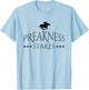 Preakness Horse Racing Shirts , Stakes Apparel T-Shirt - T-Shirt | Light Blue