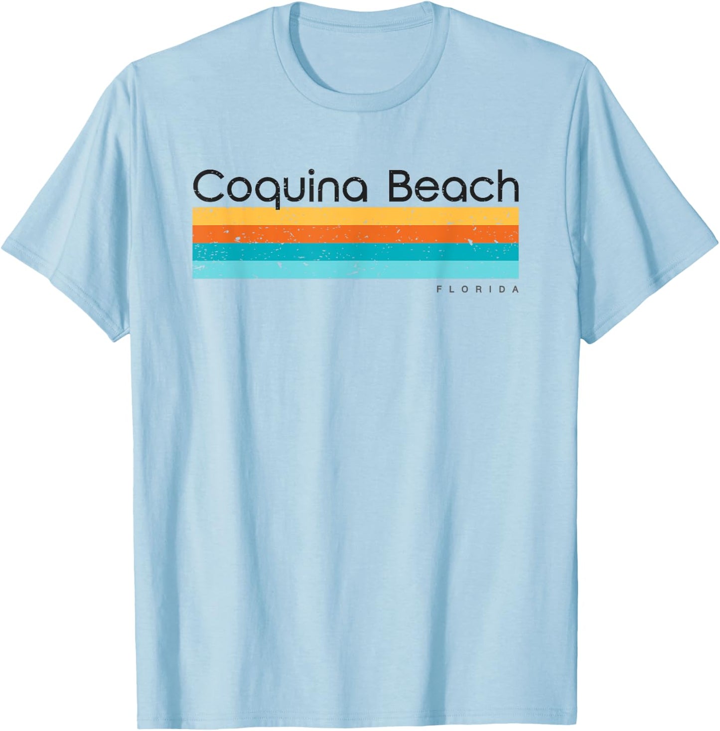 Coquina Beach, Bradenton Beach, Florida FL Women Kids T-Shirt - T-Shirt | Light Blue